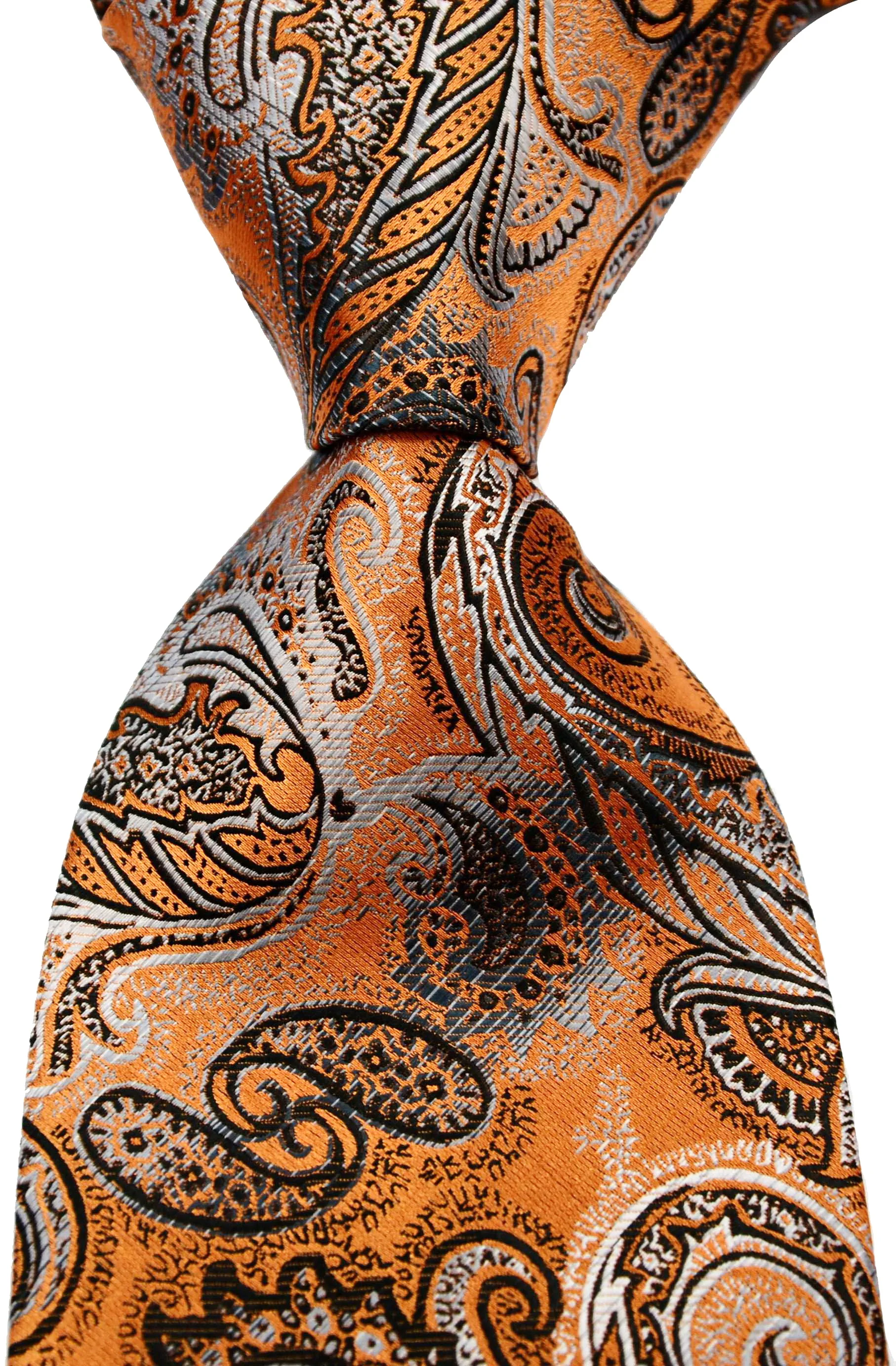 Модные мужские классические галстуки Пейсли золотые черные Серые Фиолетовые