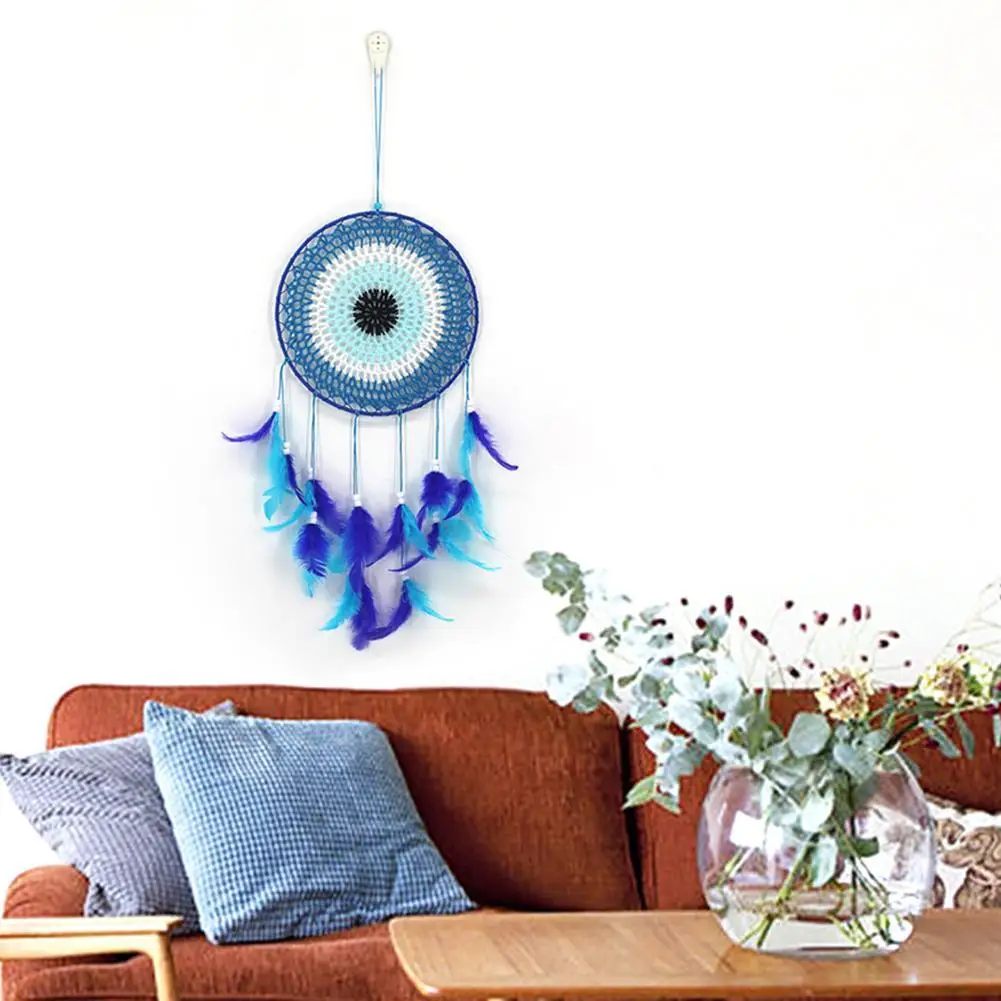 

Dream Catcher Net Feather Hanging Ornament Handmade Window Balcony Decor Gift