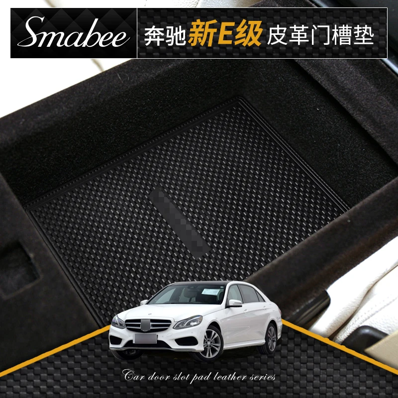 

Кожаный коврик с отделением для ворот для BENZ A class 2019-2020, новый E класс 2016-2020, длинные осевые аксессуары для интерьера, декоративный коврик для ...