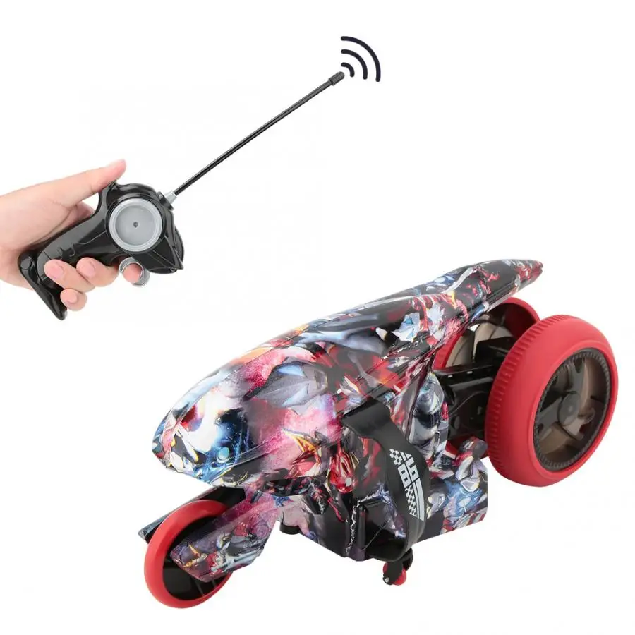 Высокая скорость вождения дистанционное управление Дрифт Мотоцикл 3D флип