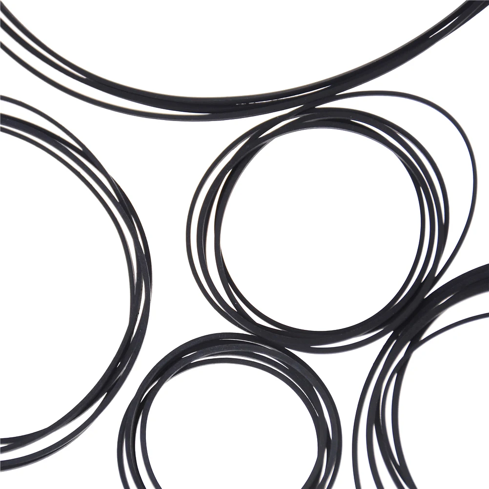 

1Pack 30mm to 120mm Dia Black Rubber Small Fine Pulley Pully Belt Engine Drive Belts For DIY Toy Module Car