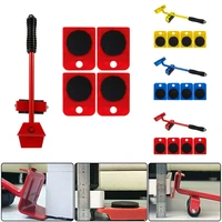 furniture mover set furniture mover tool transport lifter heavy stuffs moving wheel roller bar hand tools 5pcs set dropshipping