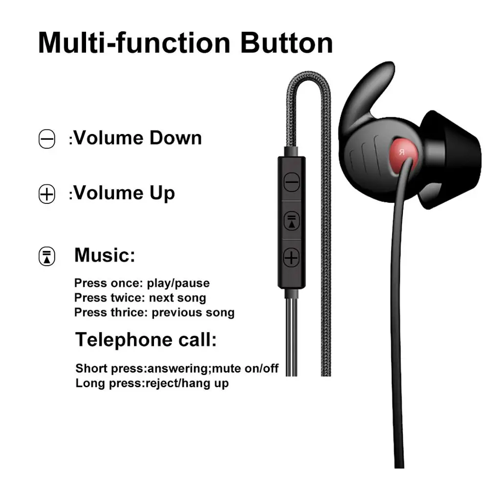 Оригинальные спортивные наушники Cosonic W1, наушники для бега, наушники в ухо, проводная гарнитура, наушники с микрофоном, микрофон для MP3, iphone, телефонов