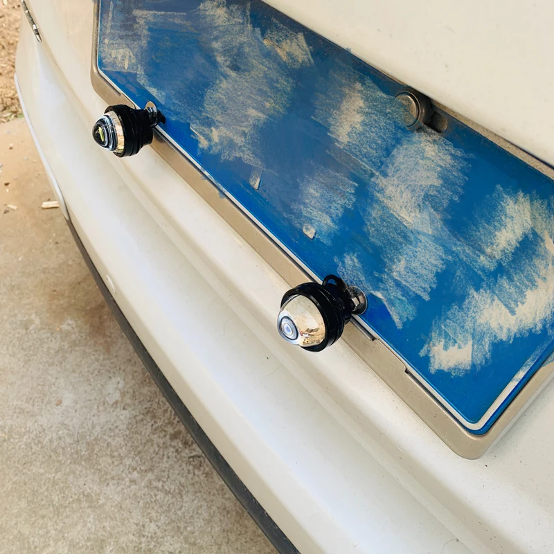 2x Белый светодиод мотоцикл номерной знак проблесковый маячок светильник Авто