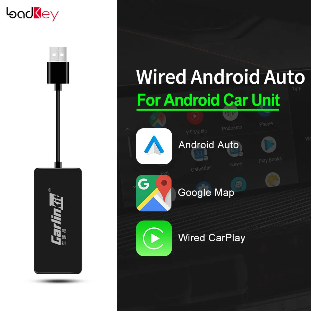 

LoadKey & Carlinkit Wireless CarPlay Adapter Wireless Android Auto Dongle Android Screen Radio Ariplay Smart Mirror link IOS15