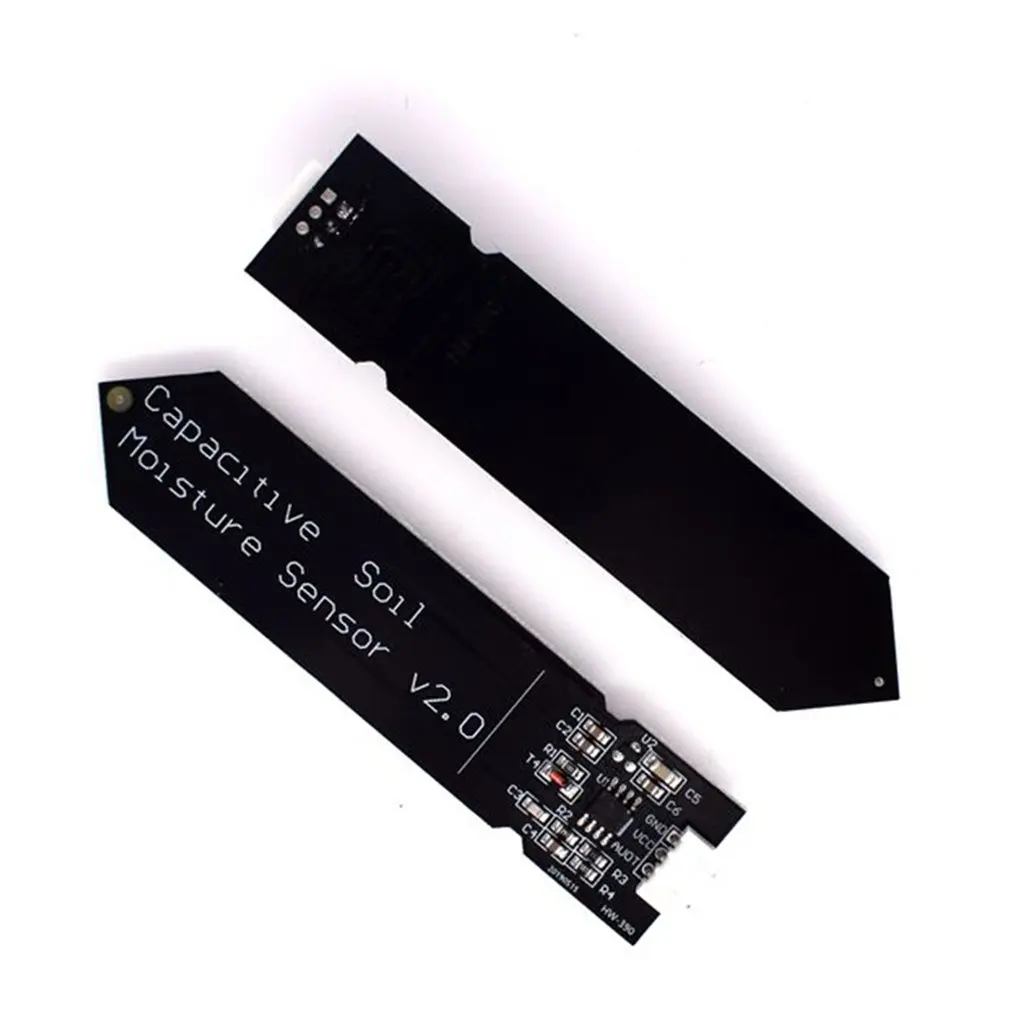 Hw-390 Capacitive Soil Moisture Sensor Not Easy To Corrode Wide Voltage Operation Wire Feeding Black | Электроника