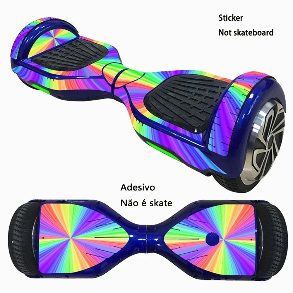 6.5 Inch Electric Scooter Sticker Hoverboard Gyroscooter Sticker Two Wheel Self Balancing Scooter Hover Board Skateboard Sticker
