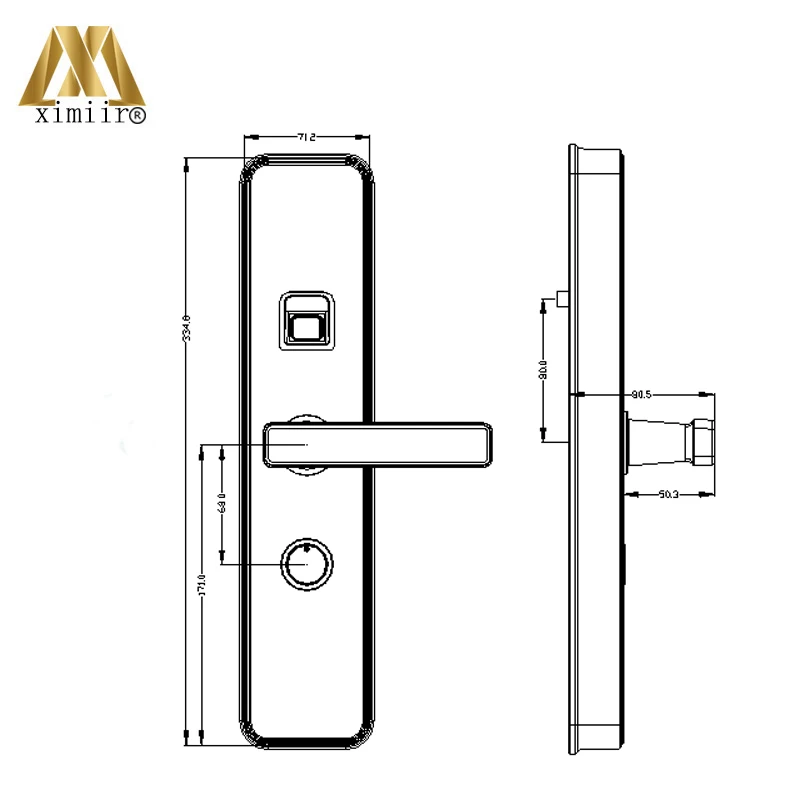 Домашняя безопасность биометрический дверной замок отпечатков пальцев цифровой