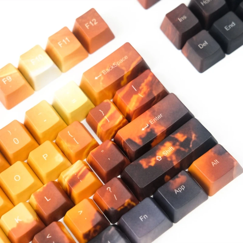 

PBT Keycap Saturn OEM Profile Five-Sided Dye-Sublimation Keycap 104Keys Star Sky Personality Key for Mechanical Keyboard