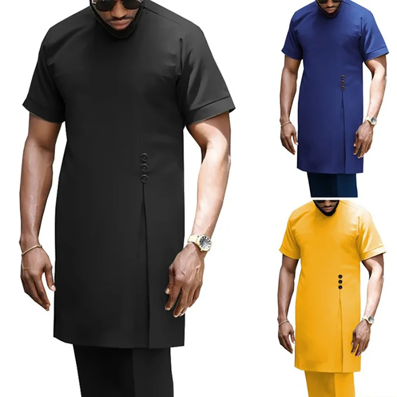 Мужская мусульманская одежда рубашка в арабском Дубае футболка на Хэллоуин