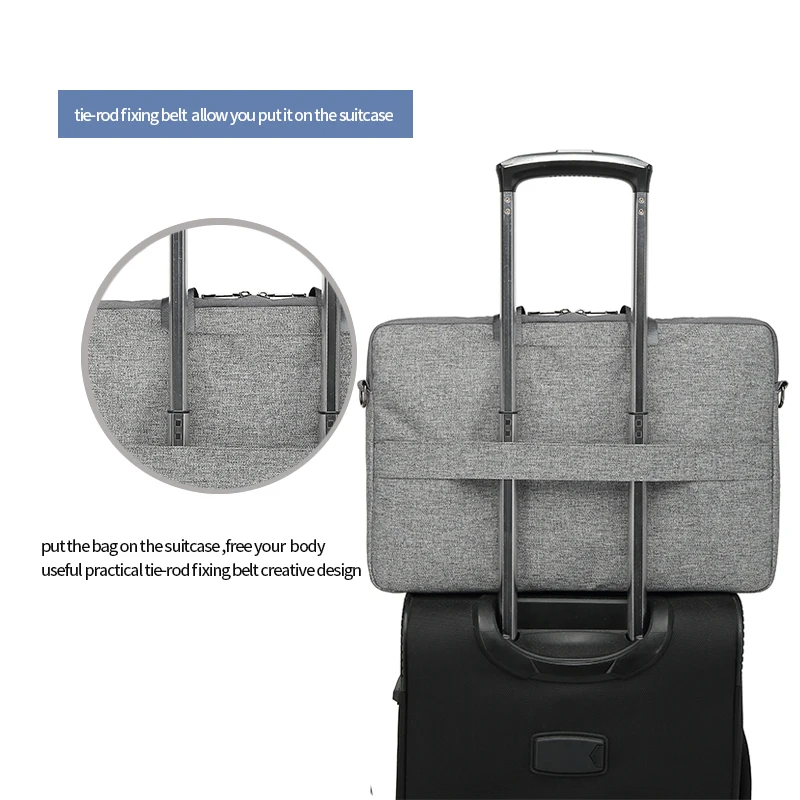 Водонепроницаемый нейлоновый деловой портфель с логотипом для мужчин|Мужские