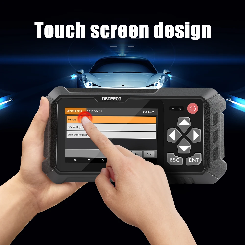 OBDPROG 501 Wifi дистанционный ключ Master EEPROM Pin кодовые ключи IMMO Obd2 сканер программатор