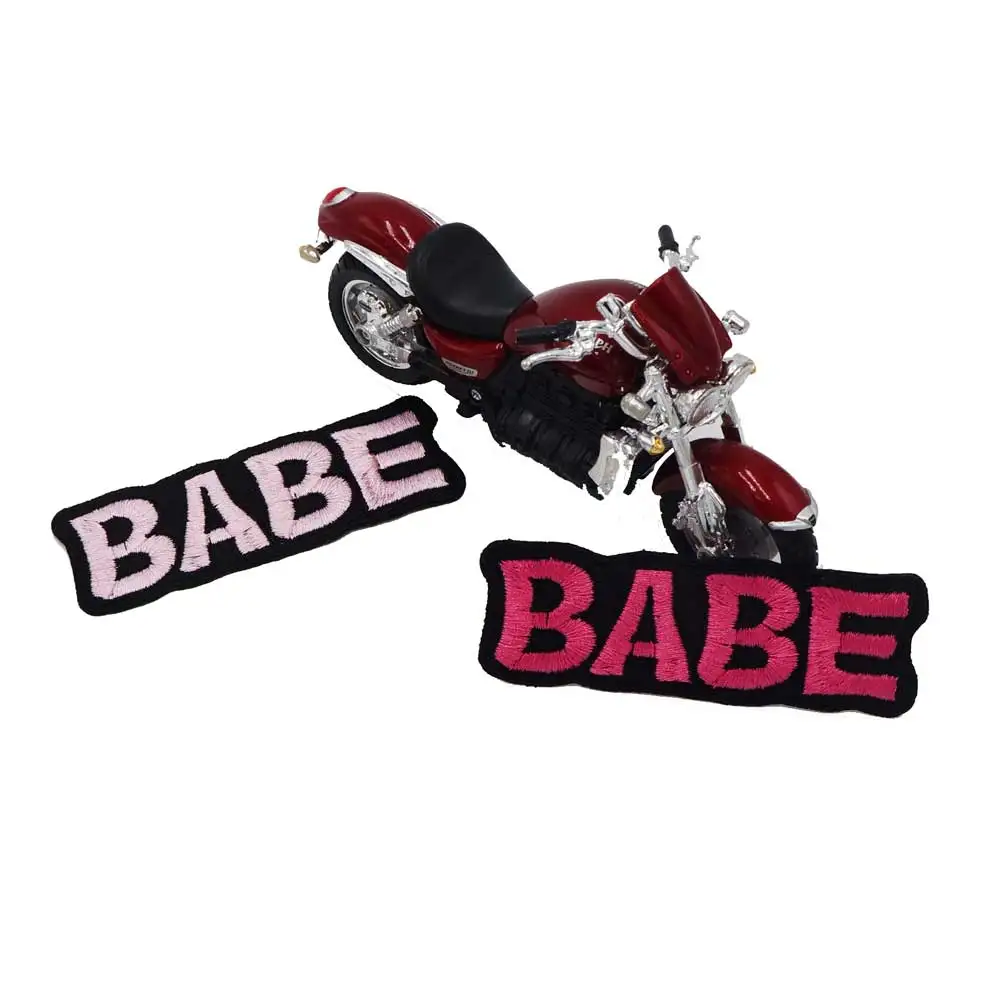 Детка патч вышитая аппликация этикетка для шитья панк байкерское патчи одежды