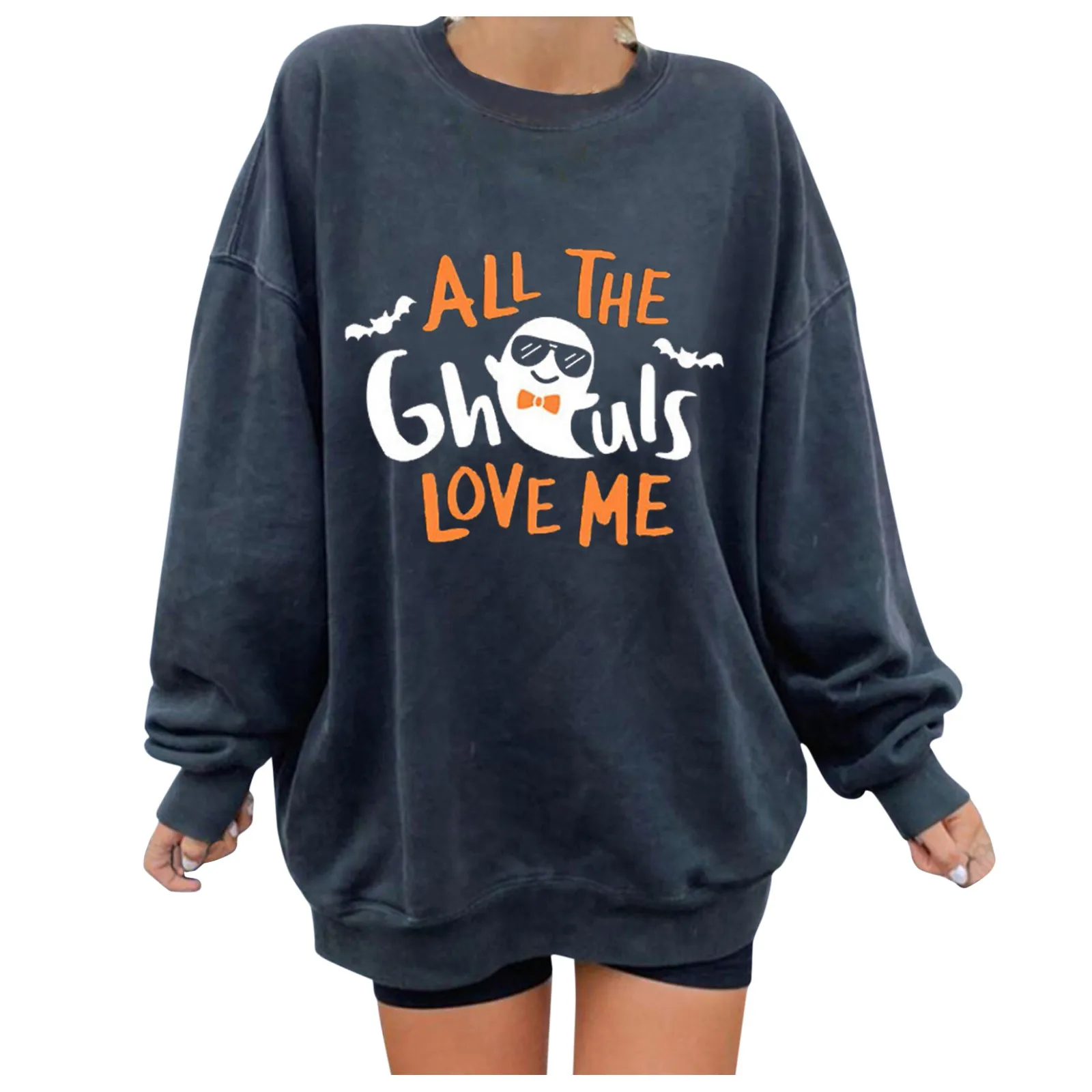 

Casual Halloween Sweatshirt sudaderas Men Women Autumn Pumpkin Print Long Sleeve Loose Pullover Tops O Neck Sweatshirt Oversize