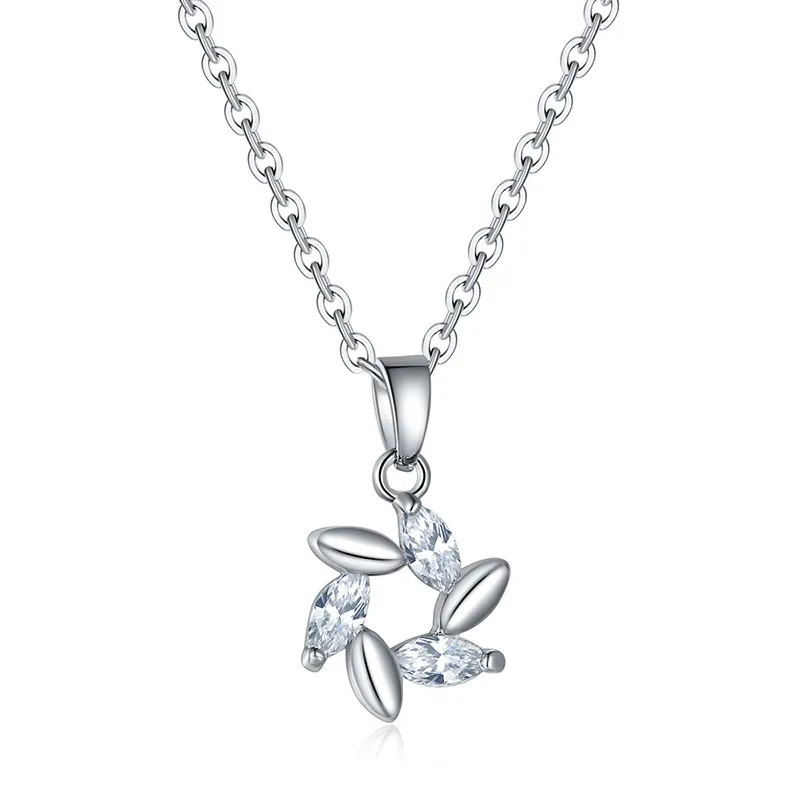 

Новинка, модное ожерелье ZSLBS для женщин, цепочка-чокер до ключиц, ожерелья с кулоном из хрустального циркония, ювелирные подарки, женское кол...