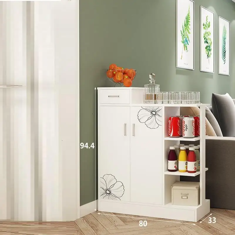 Version L Дисплей Cocina кухня гостиничный стол мобильный Mueble Meja Vetrinetta Da Esposizione полка коммерческая мебель барный винный шкаф - Цвет: Version L