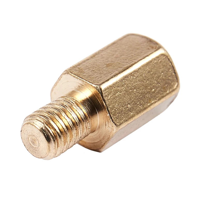 10 Pcs PC PCB Motherboard Brass Standoff Hexagonal Spacer M3 6+4mm | Электроника