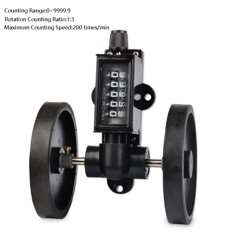Счетчик длины вращения пятизначный измерительный инструмент кожаного кабеля