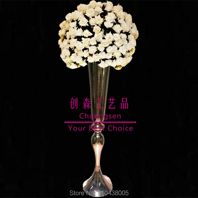 Настольная ваза для цветов орнамент в виде цветочных арок вечерние украшения