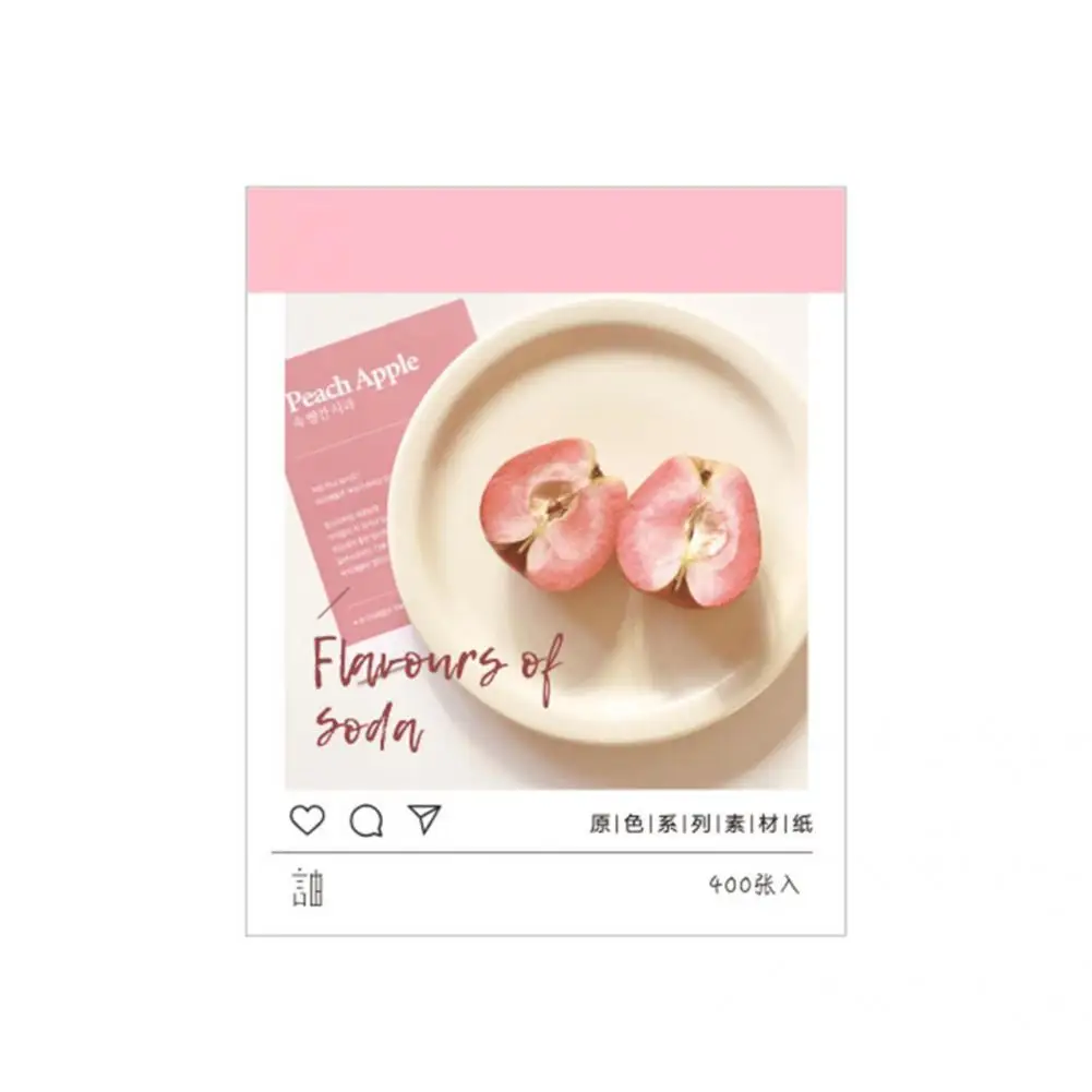 

Боковой клей 400 шт./компл. красивые бумажные фоновые материалы красивые карточки для скрапбукинга простые в использовании для дневника