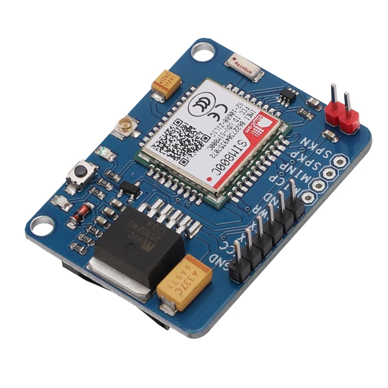 SIM800C GPRS модуль gsm sim беспроводной ttl макетная плата замена SIM900A с 2 4G антенна IPX