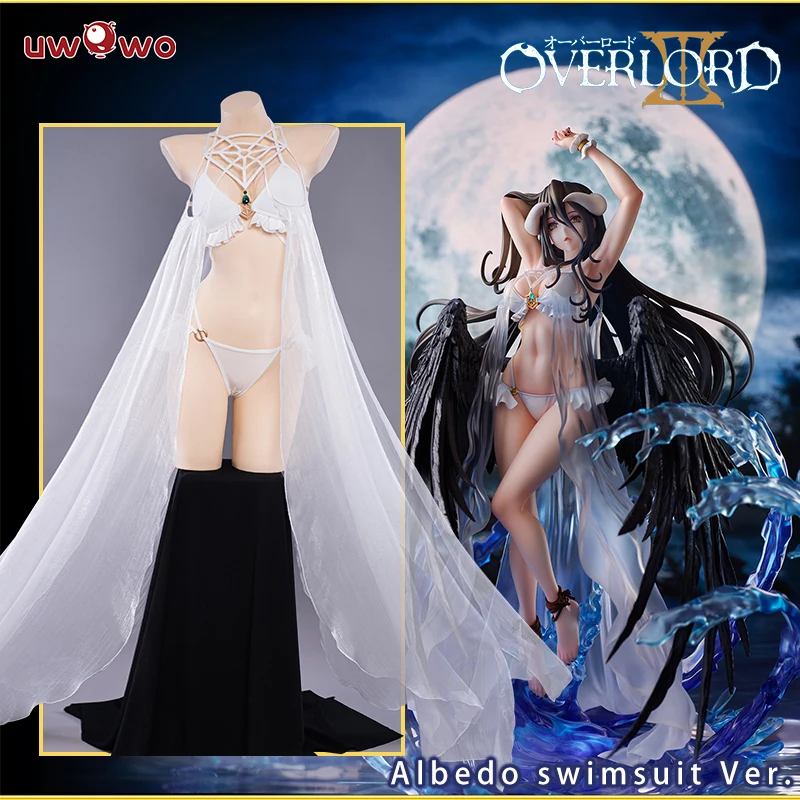UWOWO популярный персонаж аниме OverLord Albedo костюм для косплея купальник новый
