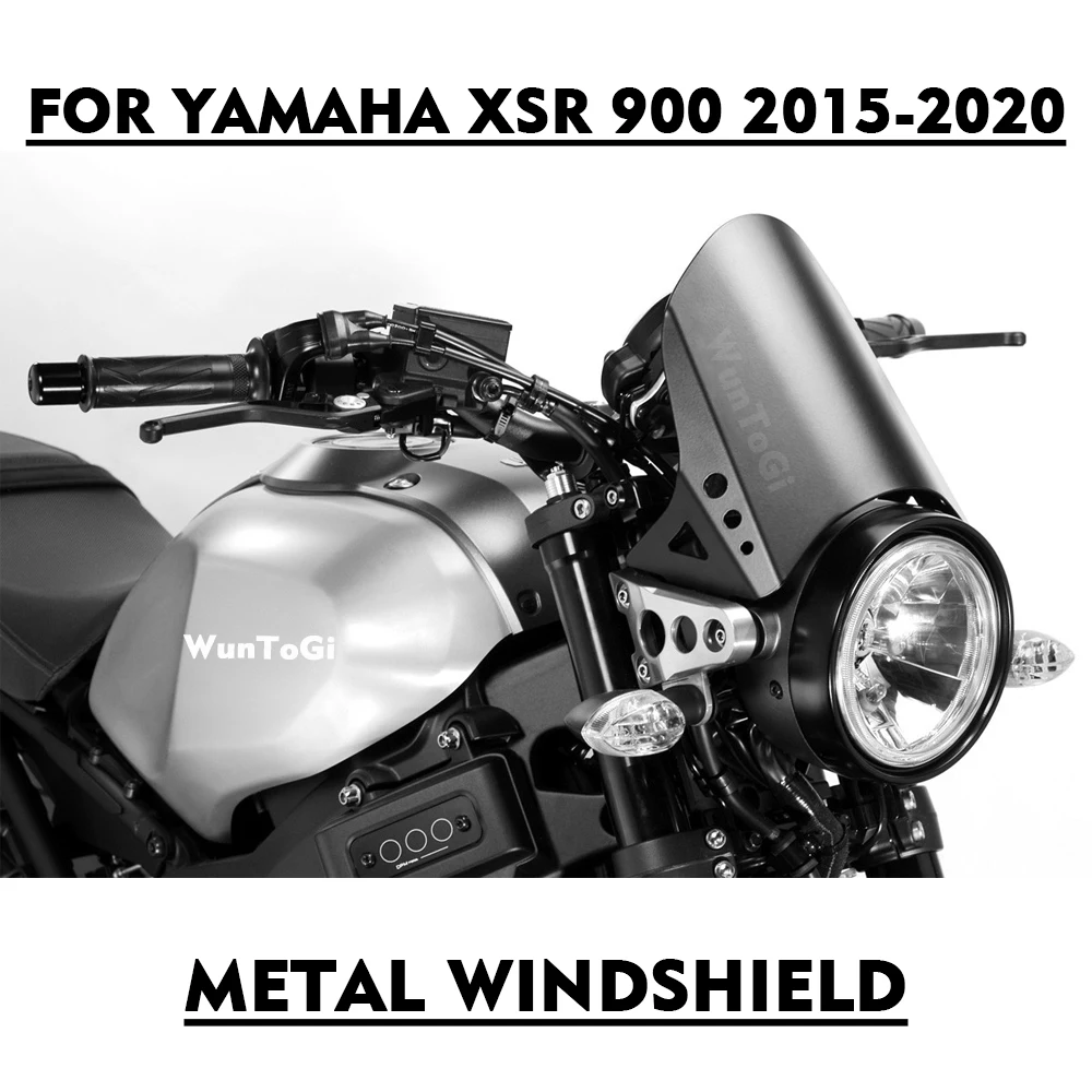

For Yamaha XSR900 xsr 900 2015-2020 XSR 900 motorcycle accessories windshield kit CNC Aluminum metal deflector