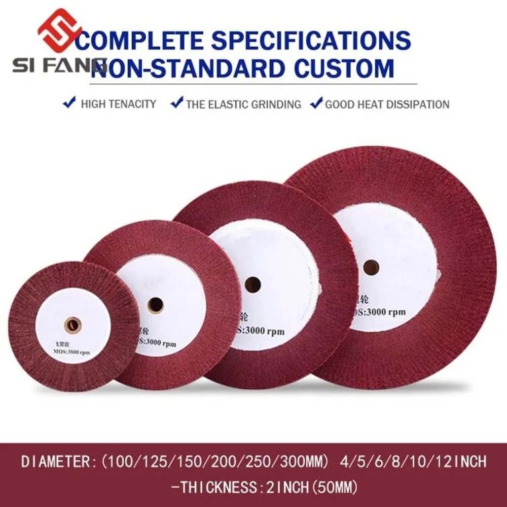 4 ''-12 '' войлочный круг полировальный нетканый шлифовальный красный