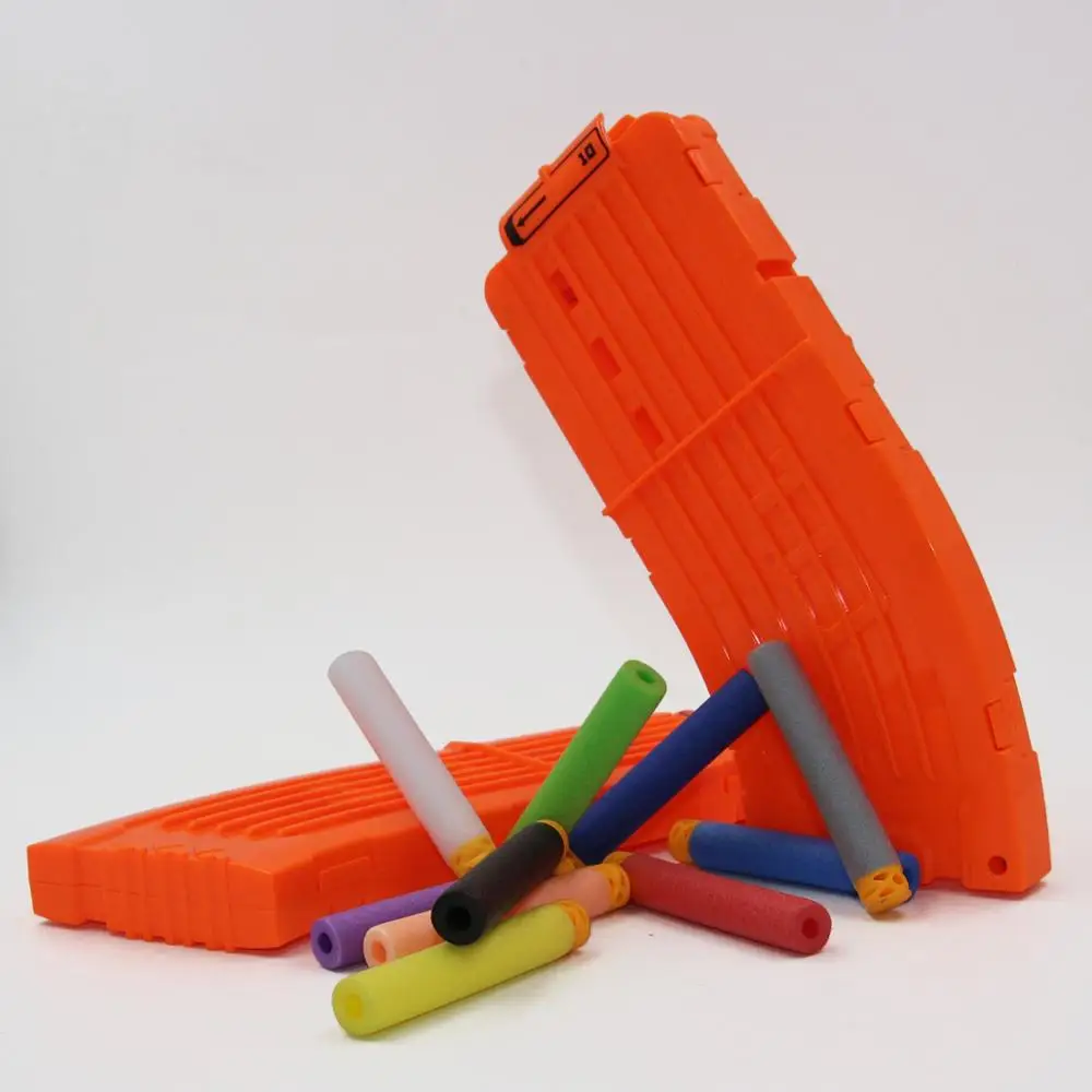 EKIND 10 Дартс гнущиеся зажимы мягкие пули быстросъемные совместимые для Nerf N Strike Elite