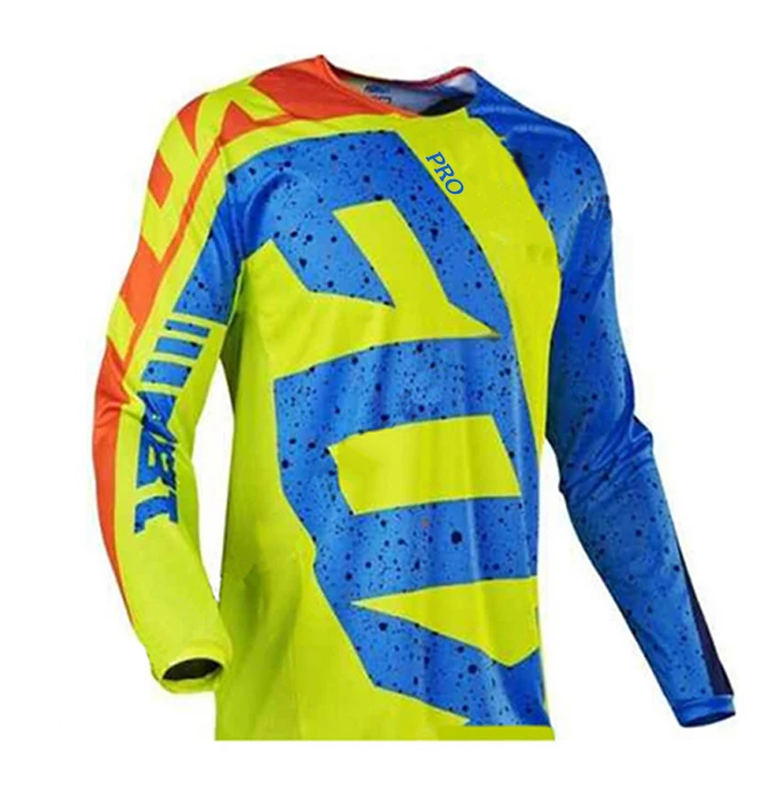 Camiseta de manga larga para hombre, Maillot de Motocross PRO Fox, DH Bike, descenso, novedad de