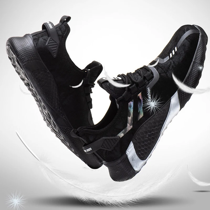 

Anti-stab Safety Shoes Men Work Boot With Steel Toe Shoes Work Sneakers Indestructible Footwear Safety Boots Men Safety Sneakers