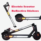 Светоотражающие наклейки для электросамоката Xiaomi Mijia M365 M365 Pro, световые метки, наклейка, предупреждающая полоса для ночной безопасности, отражатель