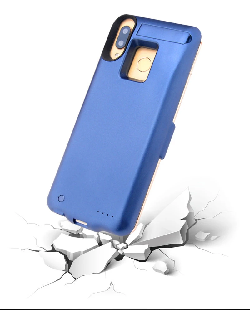 Тонкий чехол с зарядным устройством для Xiaomi Redmi Note 6 Pro внешним аккумулятором 7