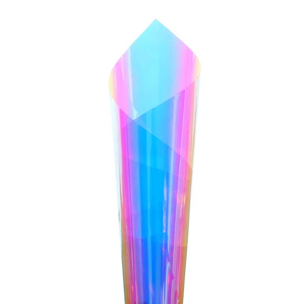 Цветная затеняющая пленка Sunice для окон хамелеон декоративная стеклянная