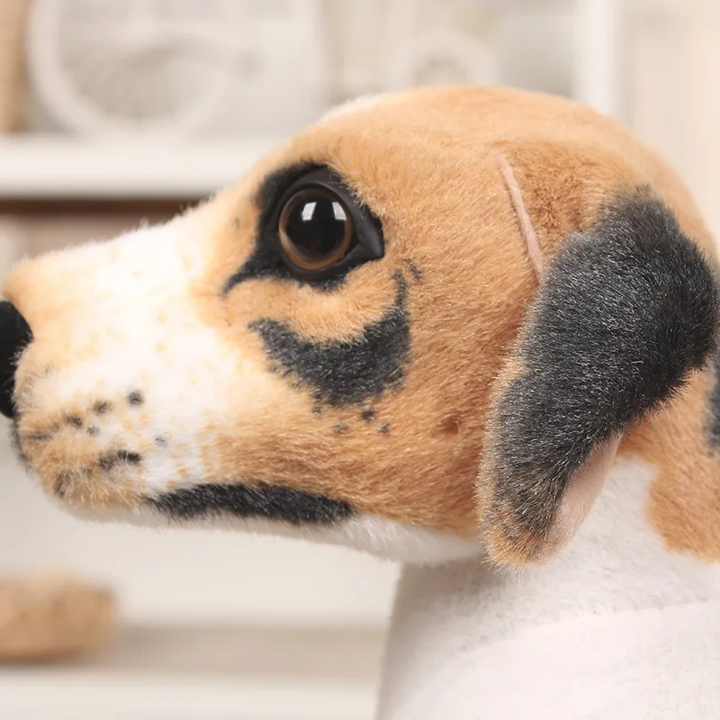 50 см Прекрасный сидит Мигель подушка в виде собаки живой имитация чучела