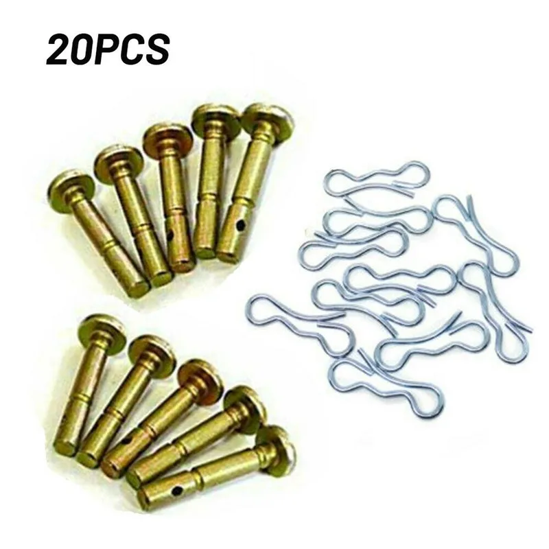 

20Pcs Shear Pins&Cotters Cub Cadet For MTD Craftsman SnowBlowers 738-04124A 714-04040 Cotterfor Snowblowers Accessories