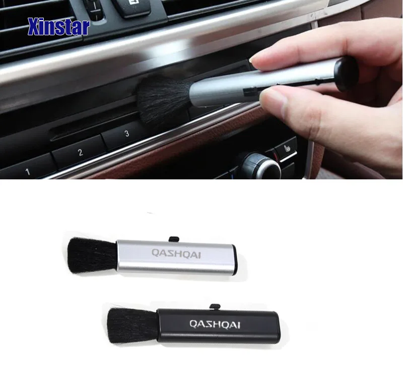 

Plastic Car Air Outlet Vents Dusting Brush sticker For Nissan QASHQAI