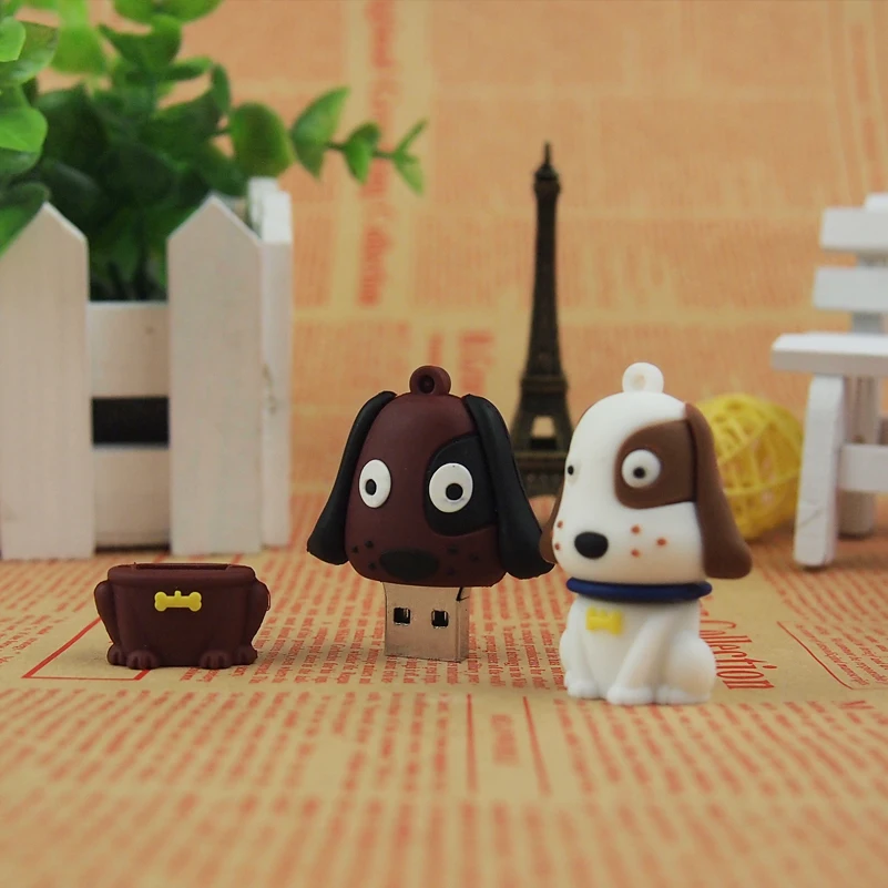 Мультяшный флэш-накопитель Маленький гаджет USB Милая Мини-карта памяти в форме