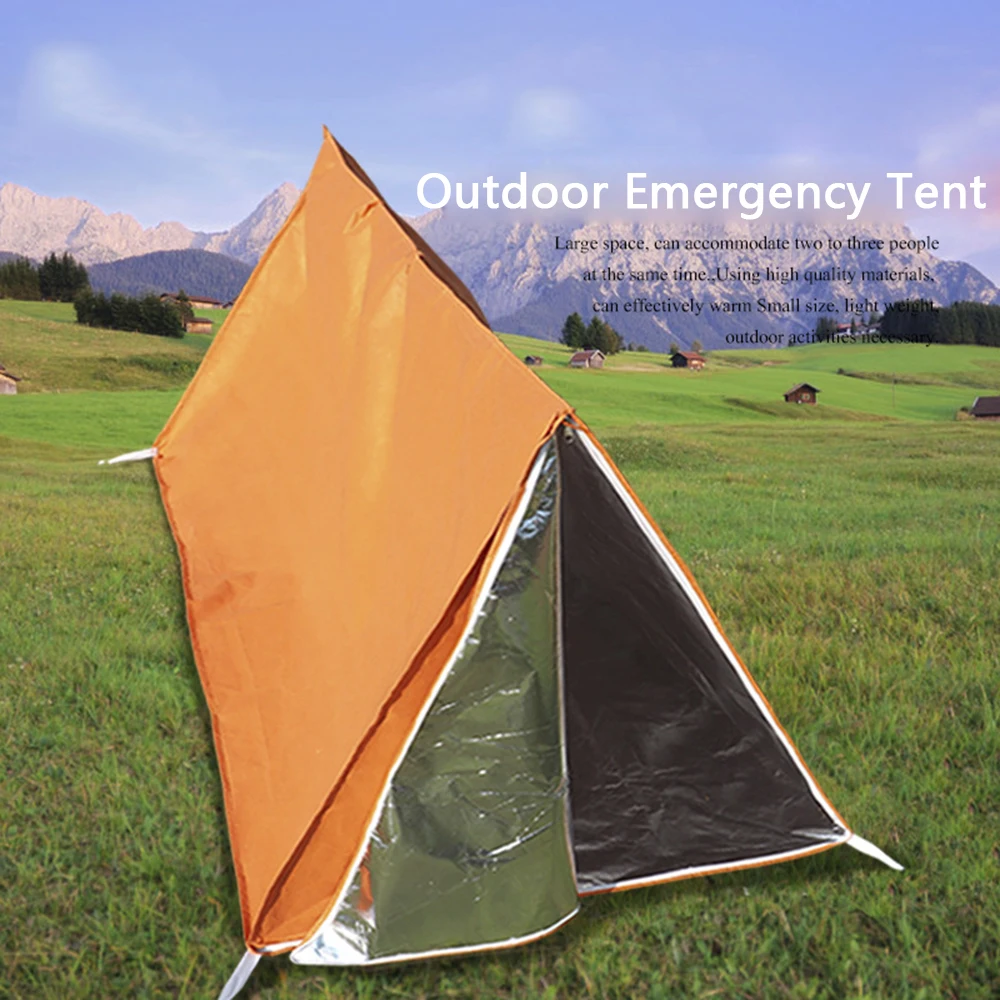 Палатка для выживания на открытом воздухе складное одеяло сна укрытие защиты от