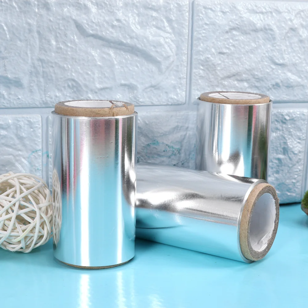 

4 Rolls Hair Coloring Tin Foil Hairdressing Perm Modeling Tool for Salon Barber Shop