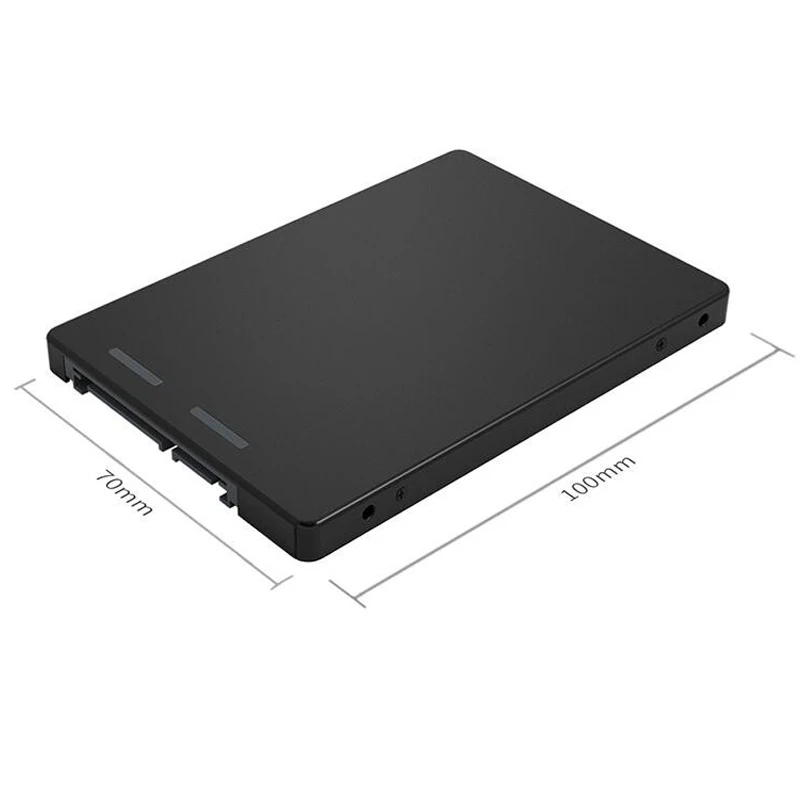 B Ключ NGFF M.2 SATA 3,0 адаптер карты с металлической Корпус M.2/NGFF SSD до 2," SATA 3,0 SSD адаптер для 2242/2260/2280 мм M2 SSD