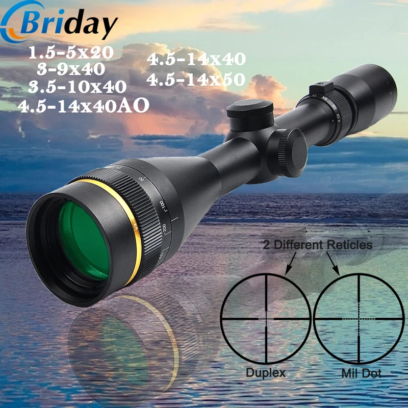 Briday VX 3 9x40/1 5 5x20/3 10x40/4 14X40/4 14x50/4 14x40AO прицел охотничий бесплатная 20 мм