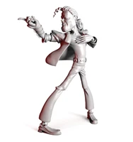 124 75mm 118 100mm resin model kits jackson cartoon dance figure unpainted no color rw 223