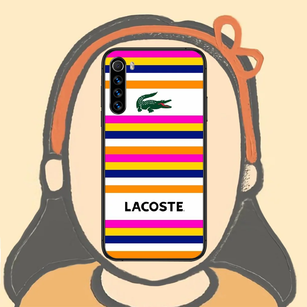 

French luxury brands LACOETE Phone Case For Xiaomi Redmi Note 7 8 8T 9 9S 4X 7 7A 9A K30 Pro Ultra black Waterproof Pretty Etui