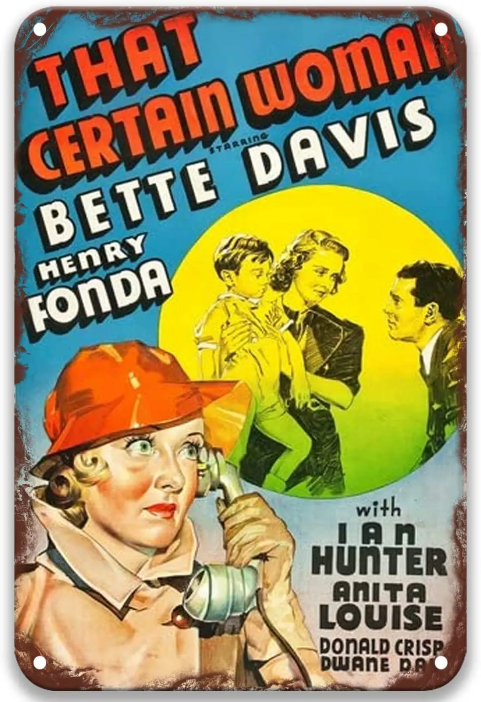 

Оловянные знаки для определенных женщин (1937), винтажная Фотографическая группа для кофе и бара, украшение для дома, кухни, офиса, туалета