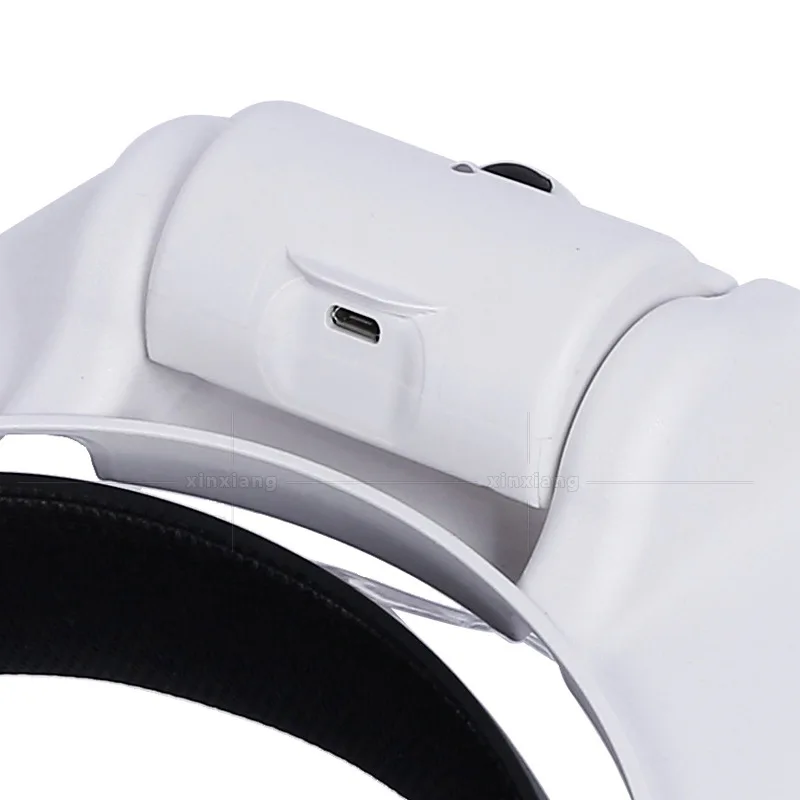 15 Multiples Headband Led Light Glasses Magnifier 3 LED Surgical Magnifying Glass with Eye Loupe Portable Reading | Инструменты