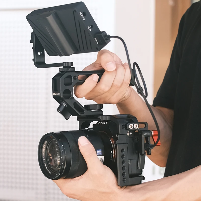 UURig R068 камера HDMI кабель зажим для Sony A72/A73 клетка 12 мм регулируемый интерфейс клип
