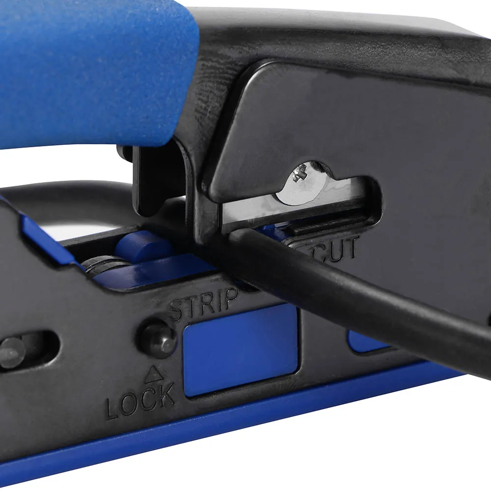 Network Stripping Pliers Wire Stripper Wire Cable Tools Stripping Crimping Tool For Rj45 Cat6 Cat5e Cat5 Rj11 Rj12
