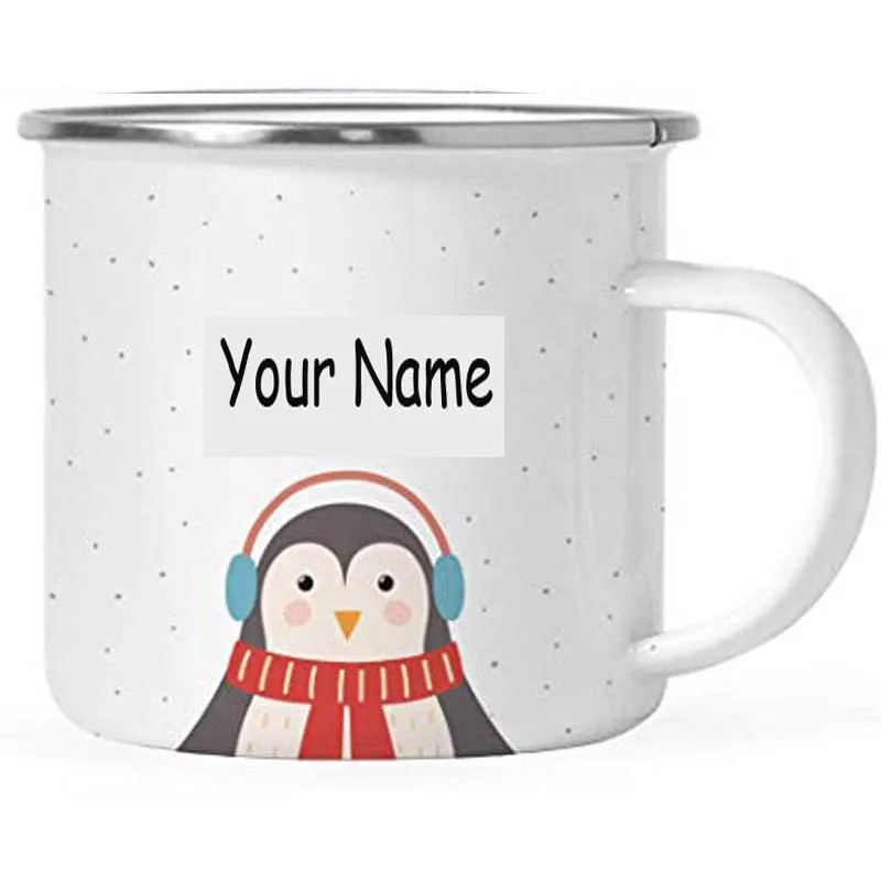 Персонализированная походная кофейная кружка из нержавеющей стали