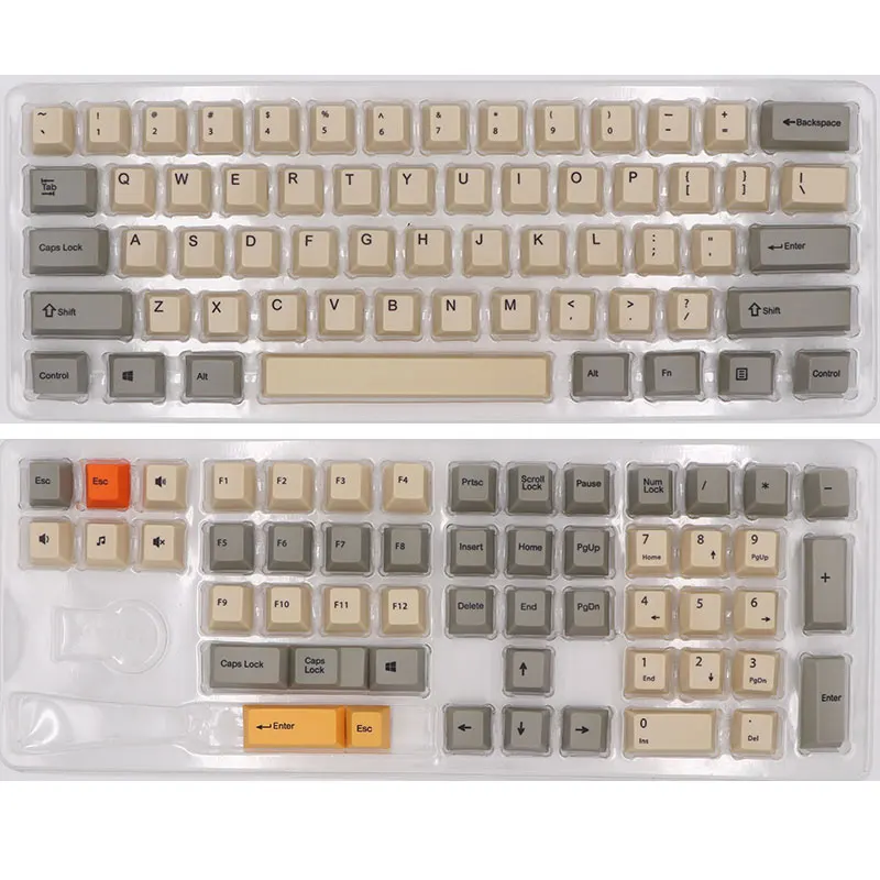 KeyPro Cheese Ethermal цветные сублимационные шрифты PBT keycap cherry profile для механической